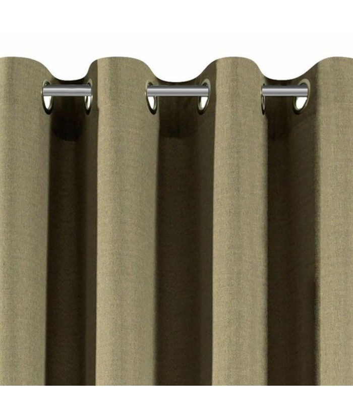 Zasłona płócienna Judyta 140x250 ciemnooliwkowa
