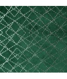Zasłona welwetowa Moly 140x250 zielona/srebrna