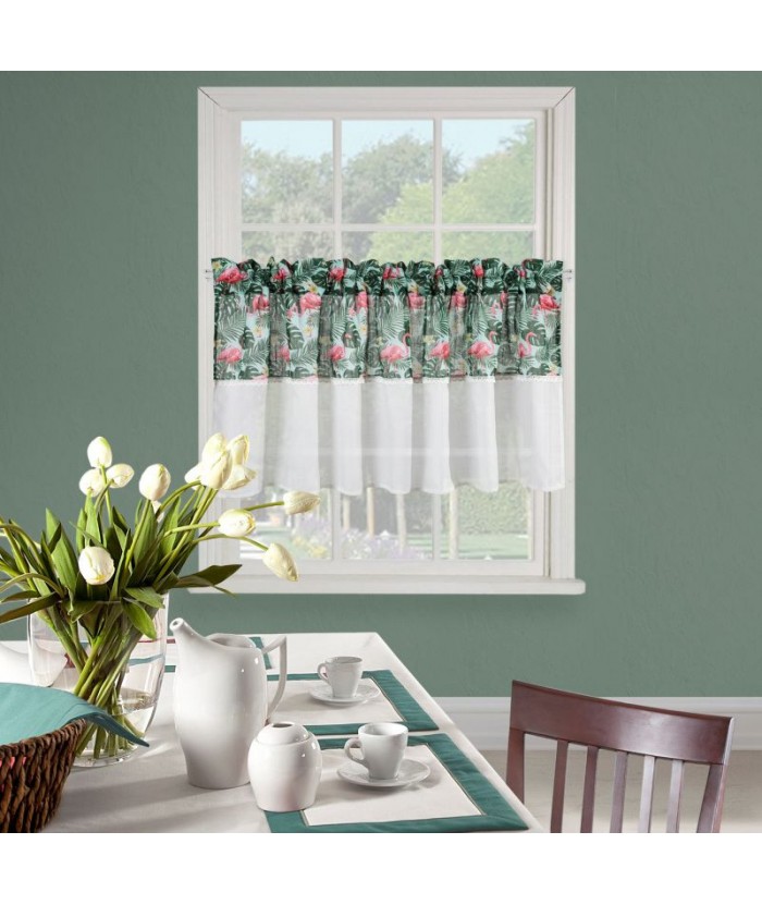 Zazdrostka Botanic 60x150 zielona/biała