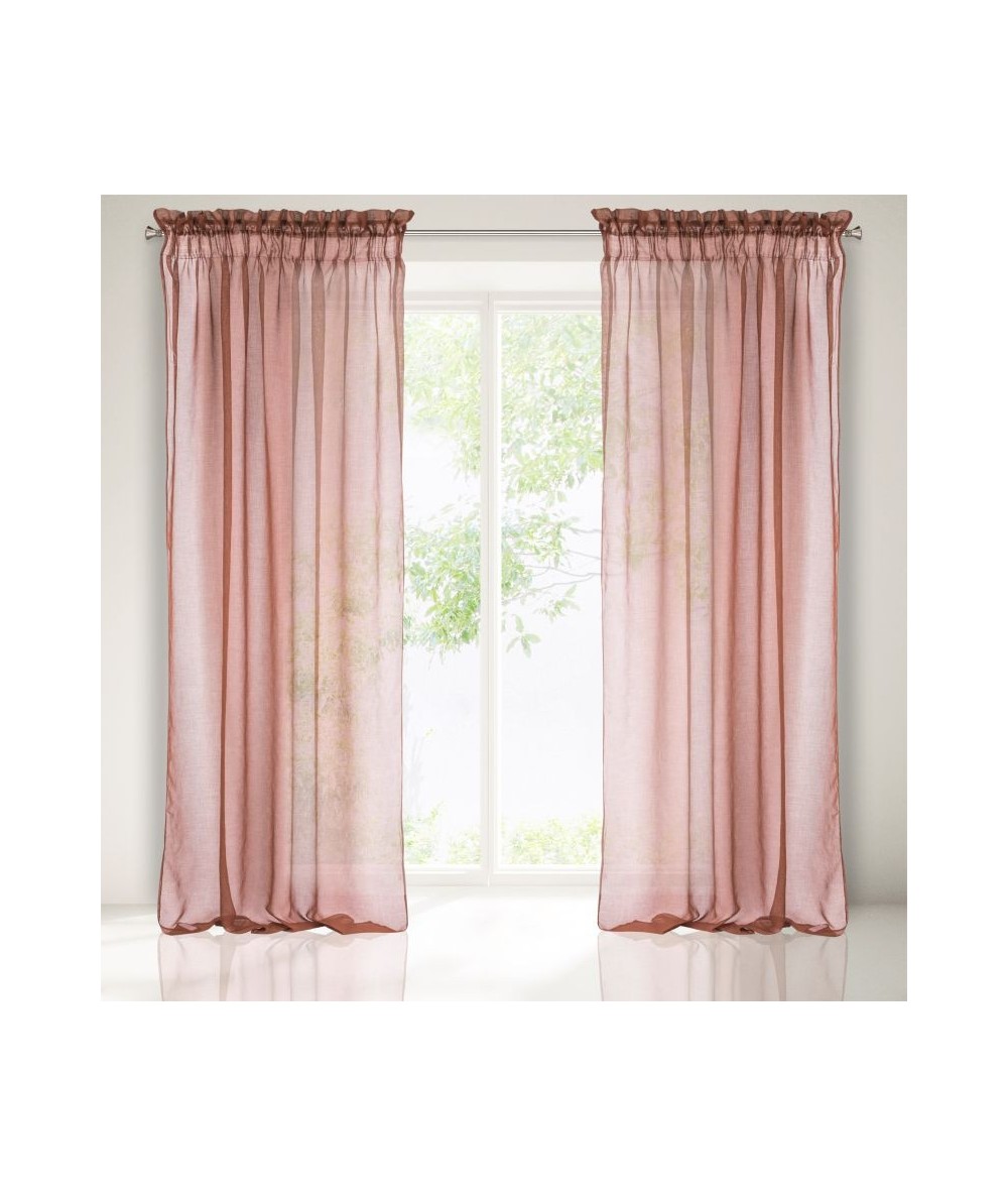 Firana Metis 140x300 jasnobordowa