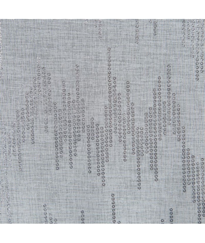 Zasłona Tilda 140x250 biała/srebrna