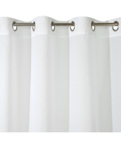 Zasłona Pamela 140x250 biała/srebrna