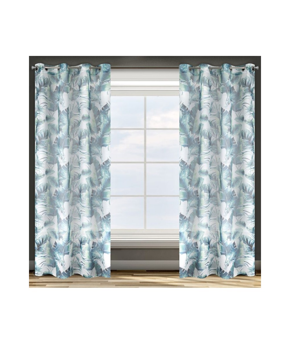 Zasłona Erna 140x250 biała/granatowa Zasłona Erna 140x250 biała/granatowa