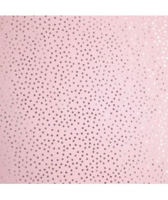 Zasłona Lauren 140x250 różowa/srebrna