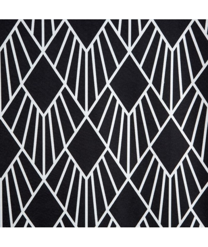 Zasłona Kerry 140x250 czarna/biała