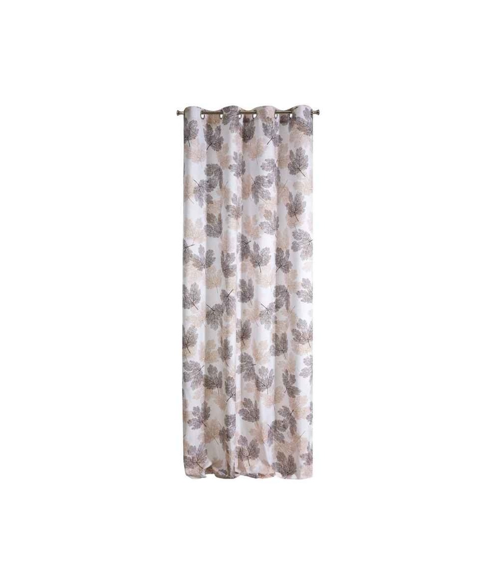 Zasłona Latika 140x250 kremowa/beżowa