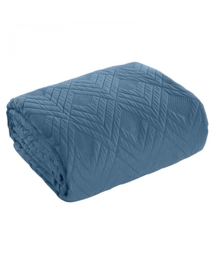 Narzuta mikrofibra Alara 1 220x240 niebieska