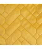 Narzuta welwetowa Luiz 220x240 musztardowa