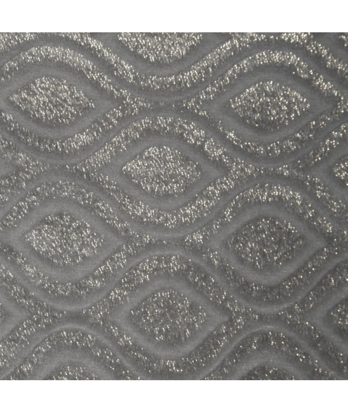 Narzuta z nadrukiem Lucinda 170x210 srebrna/szampan