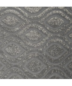 Narzuta z nadrukiem Lucinda 170x210 srebrna/szampan