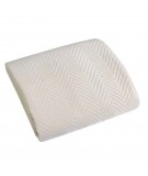 Narzuta welwetowa Sofia 230x260 kremowa