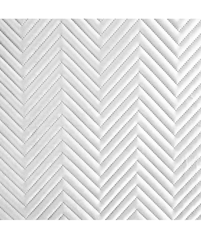 Narzuta welwetowa Sofia 200x220 biała