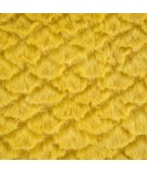 Narzuta futrzana Amber 70x160 musztardowa
