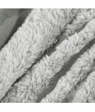Narzuta futrzana Rosalia 70x160 srebrna