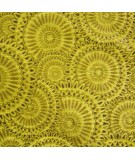 Narzuta futrzana Ofelia 70x150 musztardowa