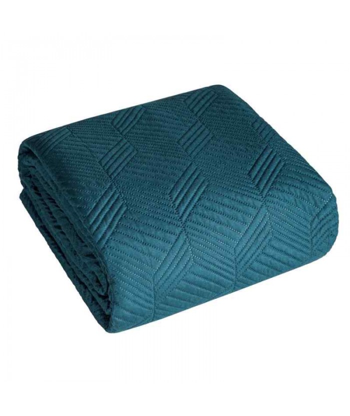 Narzuta mikrofibra Boni 2 70x160 ciemnoturkusowa