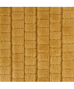 Koc pluszowy Cindy 2 150x200 musztardowy