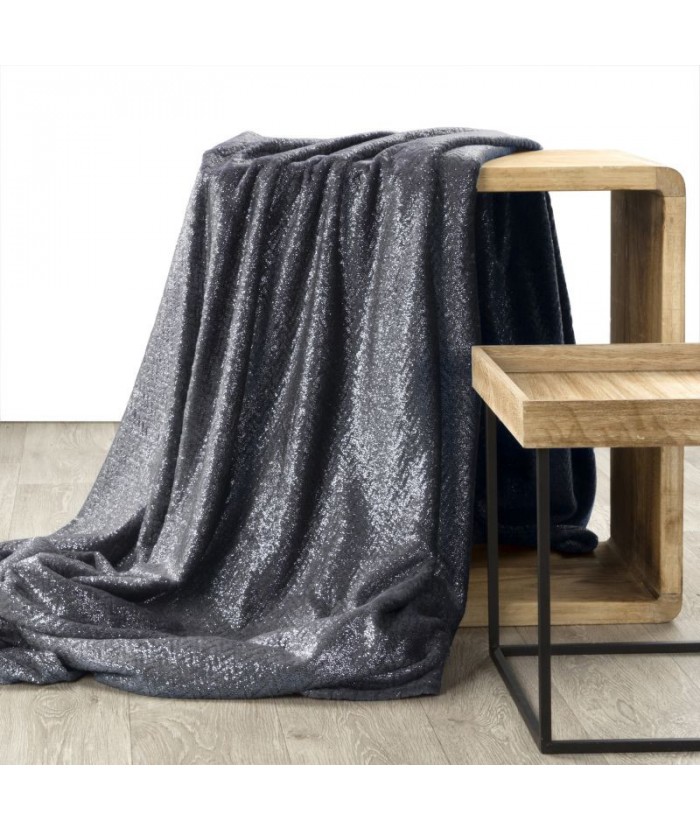 Koc pluszowy Beth 200x220 stalowy