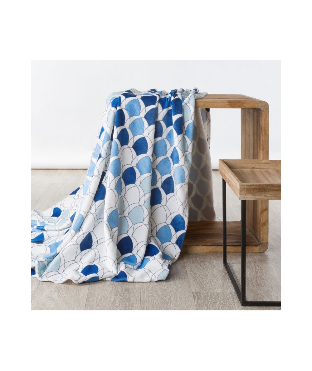 Koc pluszowy Kloe 70x160 granatowy