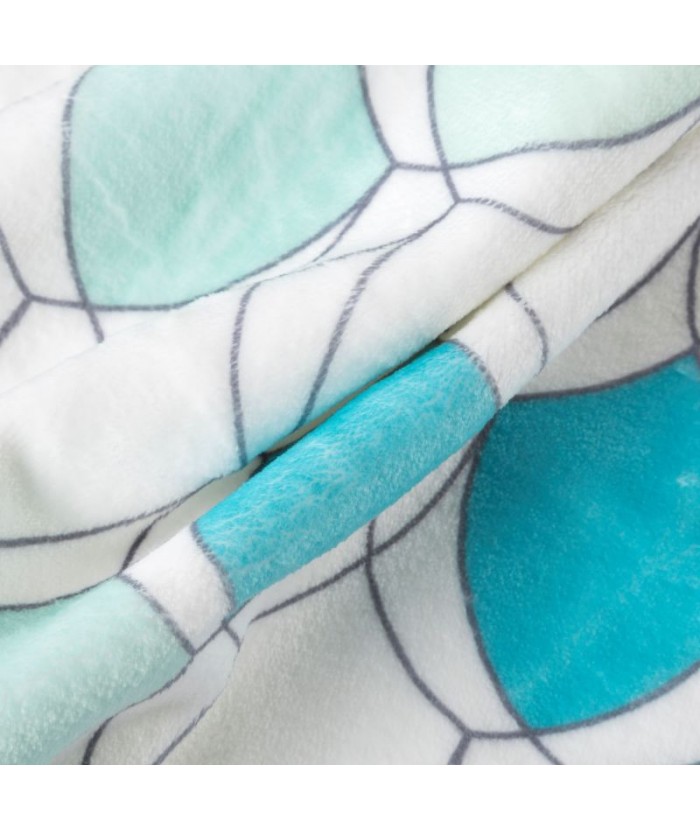 Koc pluszowy Kloe 70x160 miętowy