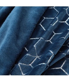 Koc pluszowy Vanesa 70x160 granatowy