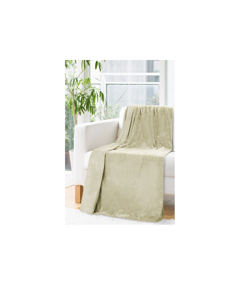 Koc pluszowy Soft 170x210 beżowy