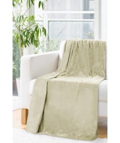 Koc pluszowy Soft 170x210 beżowy
