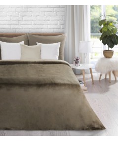 Koc pluszowy Soft 150x200 brązowy