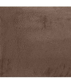 Koc pluszowy Simple 150x200 brązowy 