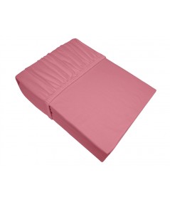 Prześcieradło bawełna jersey plus Bielbaw 140X200 z gumką koralowe