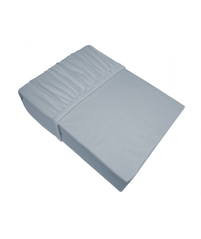 Prześcieradło bawełna jersey Frotex 140X200 z gumką popielate