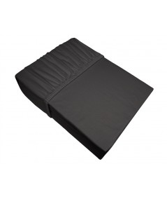 Prześcieradło bawełna jersey Frotex 160X200 z gumką ciemnopopielate
