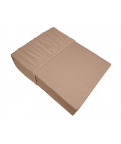 Prześcieradło bawełna jersey Frotex 160X200 z gumką beżowe