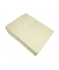 Prześcieradło bawełna jersey Frotex 140X200 z gumką kremowe