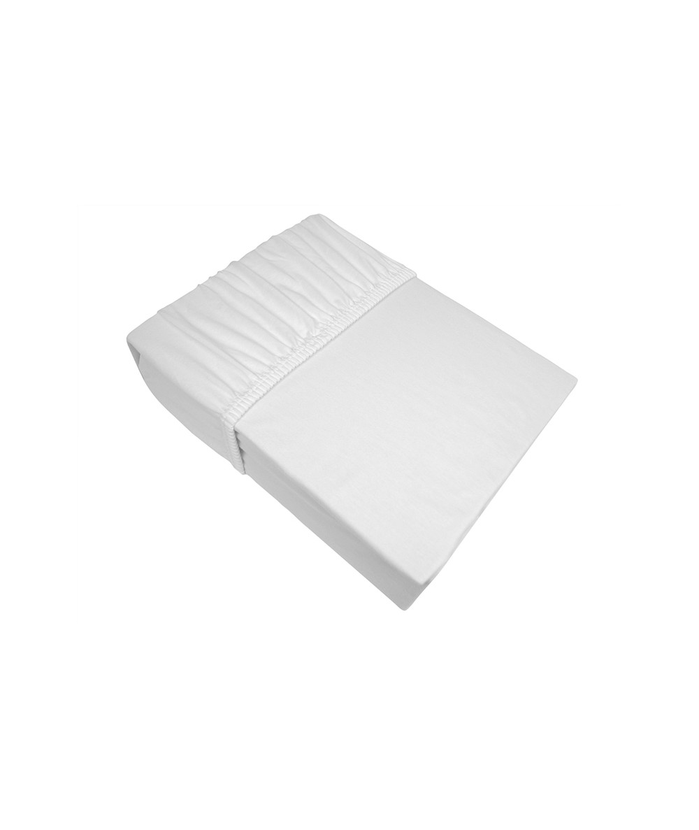 Prześcieradło bawełna jersey Frotex 140X200 z gumką białe