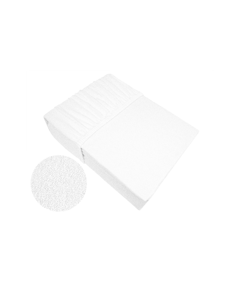 Prześcieradło bawełna frotte Frotex 200x220 z gumką białe