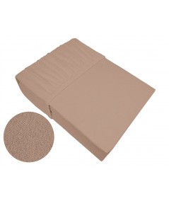 Prześcieradło bawełna frotte Frotex 200x220 z gumką beżowe