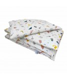 Polska pościel dziecięca bawełna 90x120 + 1x40x60 BeBaby Dino