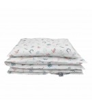 Polska pościel dziecięca bawełna 90x120 + 1x40x60 BeBaby Floral