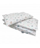 Polska pościel dziecięca bawełna 100x135 + 1x40x60 BeBaby Floral