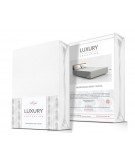 Prześcieradło jersey z elastanem 180x200 z gumką białe