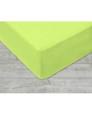 Prześcieradło bawełna jersey 60x120 z gumką seledynowe