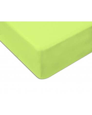Prześcieradło bawełna jersey 60x120 z gumką seledynowe