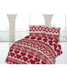 Pościel flanela bawełniana Flanellini 64-2 180x200 + 2x70x80 