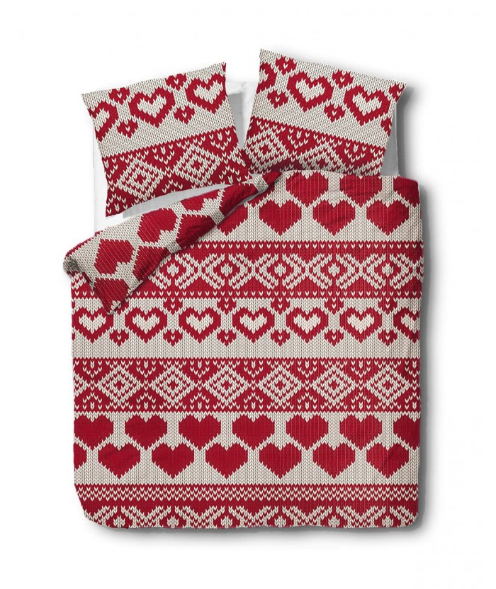 Pościel flanela bawełniana Flanellini 64-2 180x200 + 2x70x80 