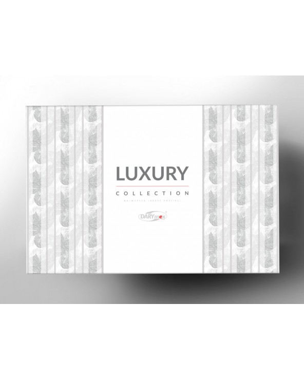 Pościel satyna żakardowa Botilo Grey 200x220 + 2x70x80 Luxury Premium