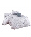 Pościel bawełniana 200x220 + 2x70x80 Galaxy Grey Exclusive