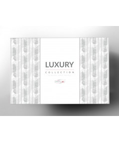 Pościel satyna żakardowa Sal Dark Grey 200x220 + 2x70x80 Luxury Premium