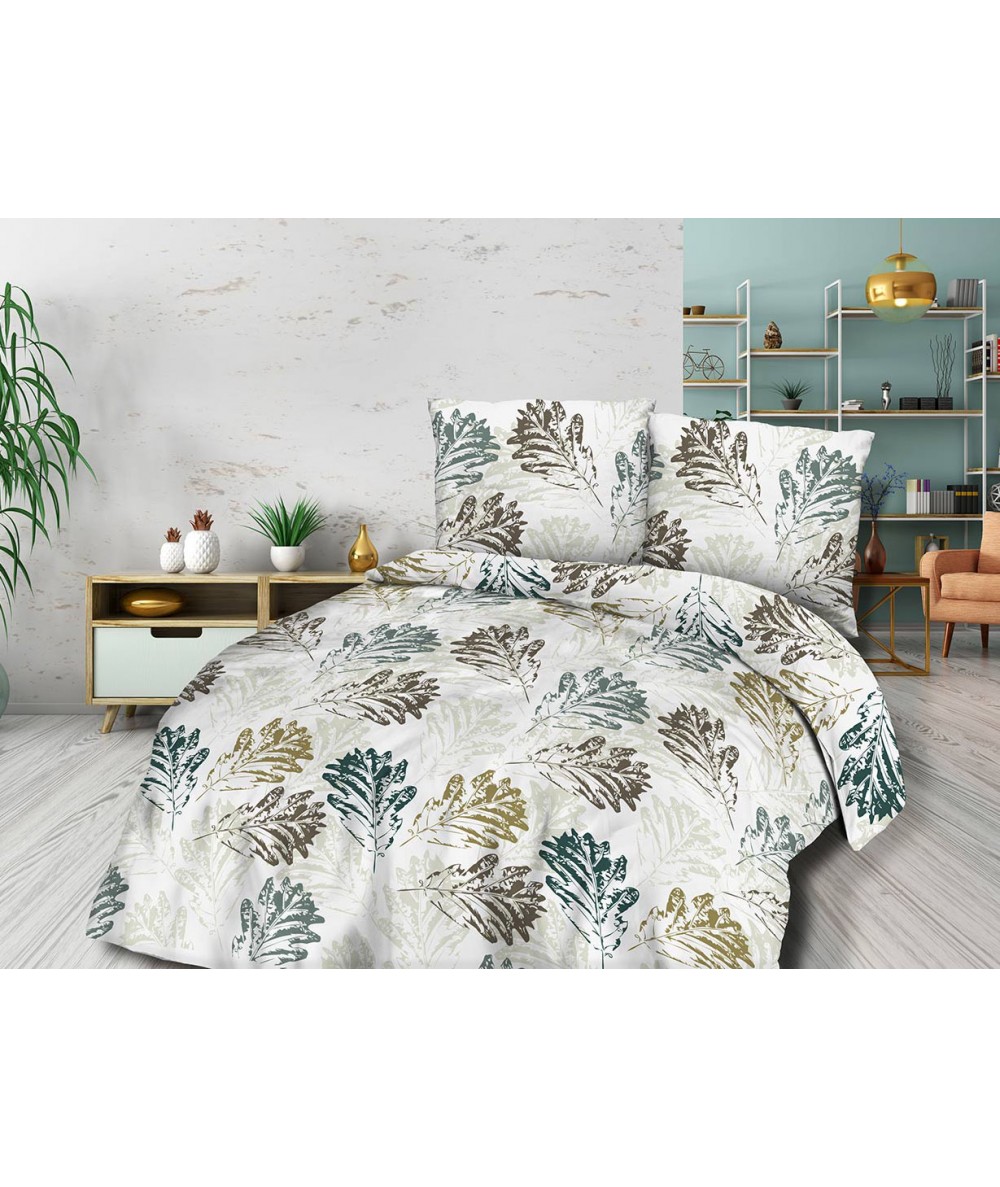 Pościel flanela bawełniana Flanellini 73-1 200x220 + 2x70x80 