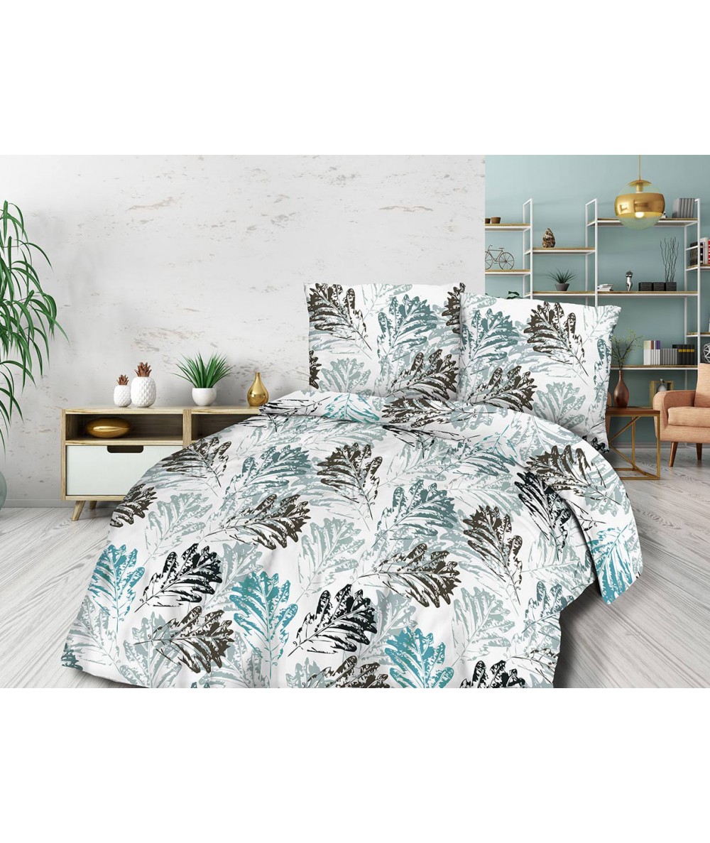 Pościel flanela bawełniana Flanellini 73-2 200x220 + 2x70x80 